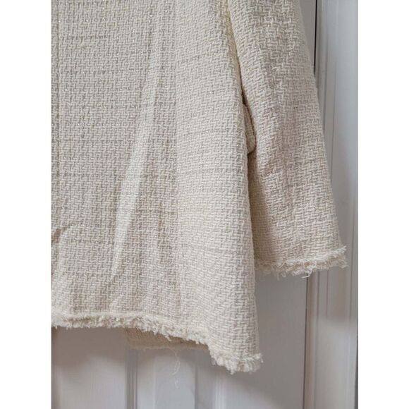MNG Tweed Long Line Glitter Jacket S - Picture 10 of 12